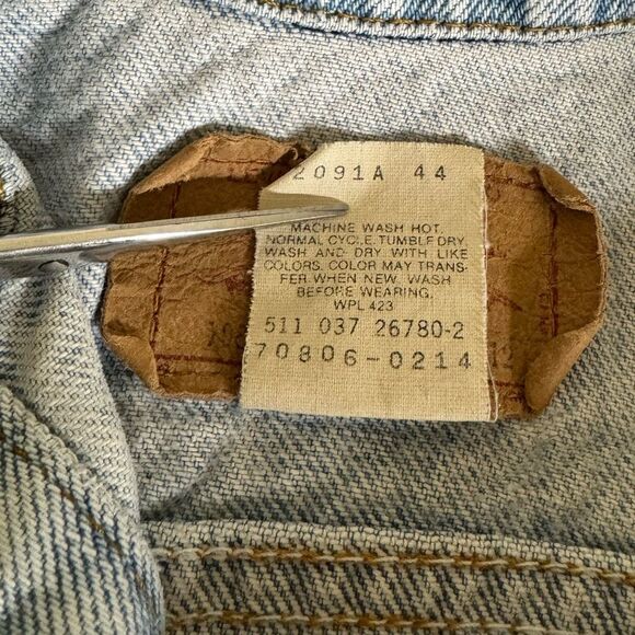 Vintage Levi’s Denim jacket for kids Made in Usa size 12 - Picture 10 of 16